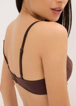 Soutien-gorge à coques, effet brillant