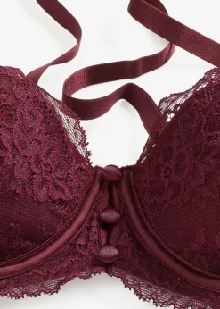 Soutien-gorge à coques en dentelle