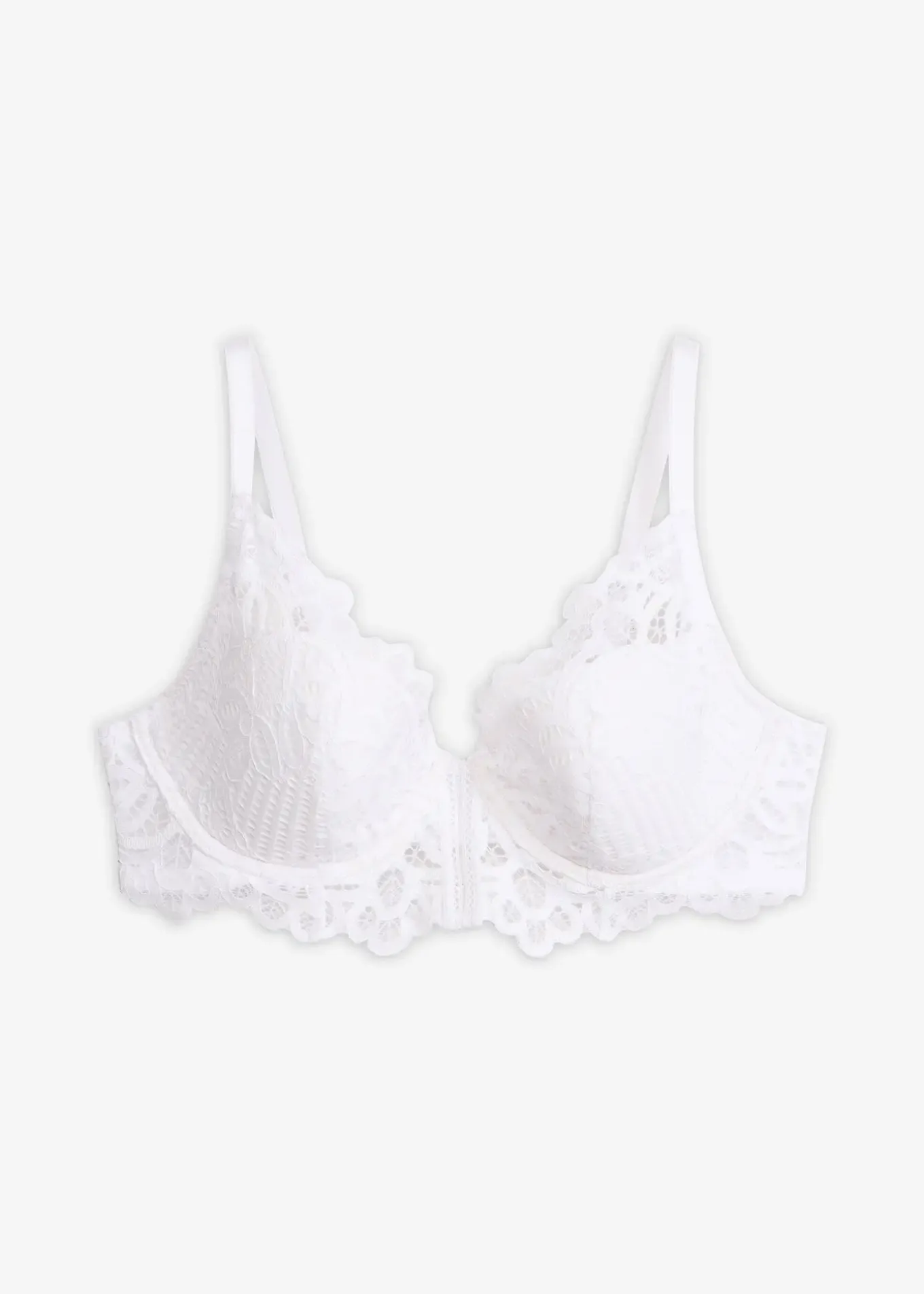 Soutien-gorge à coques en dentelle
