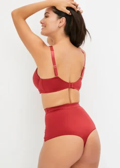 Soutien-gorge à coques en matière brillante