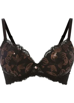 Soutien-gorge à coques et armatures avec effet scintillant