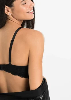 Soutien-gorge à coques et armatures avec effet scintillant