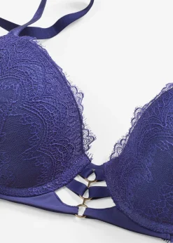 Soutien-gorge à coques et détail bijou