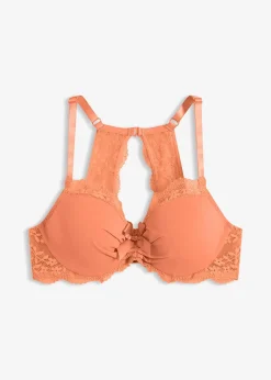 Soutien-gorge à coques et dentelle florale