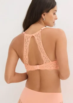 Soutien-gorge à coques et dentelle florale