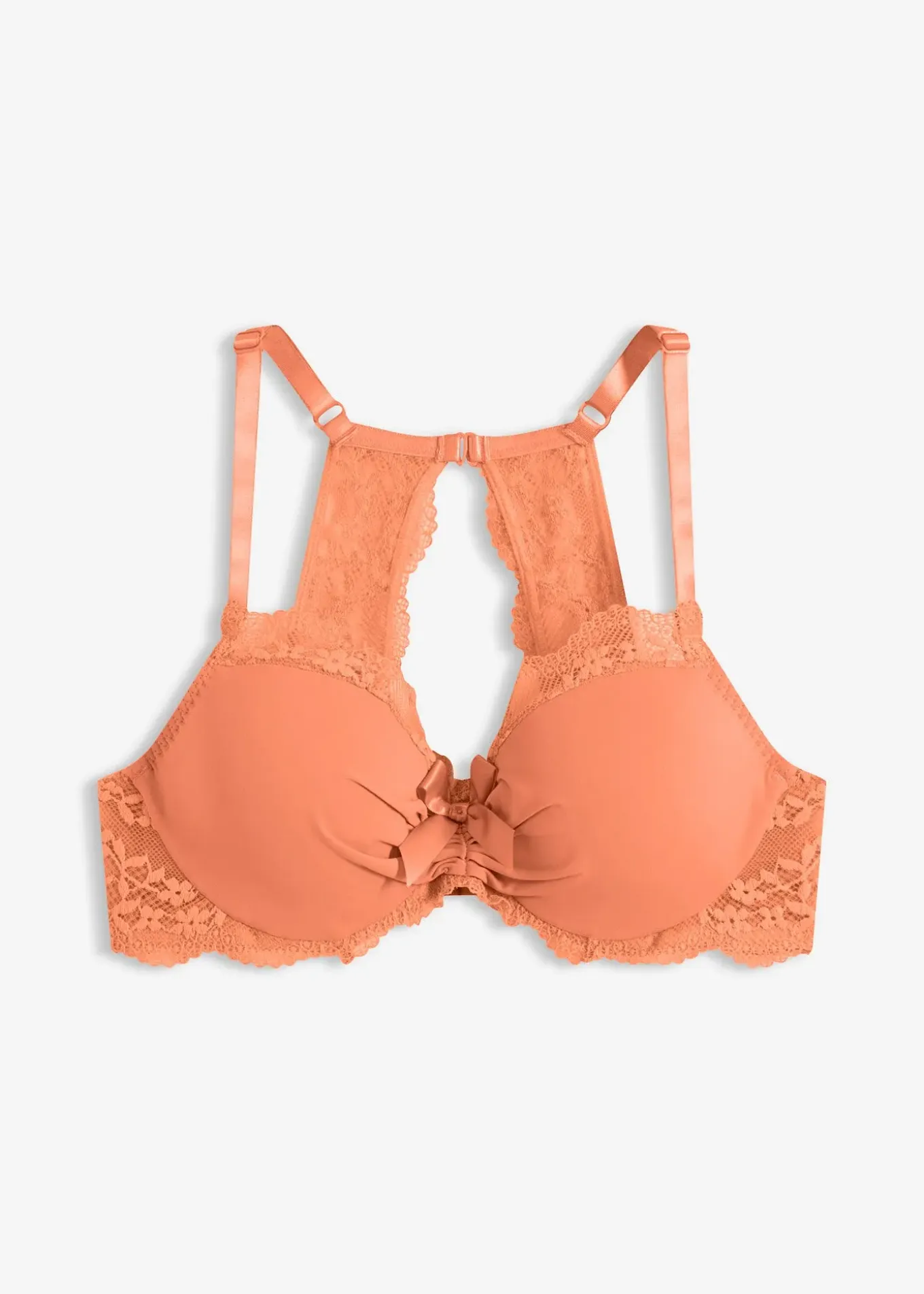 Soutien-gorge à coques et dentelle florale