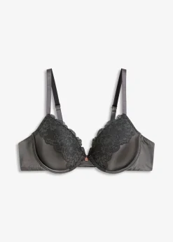 Soutien-gorge à coques satin et dentelle