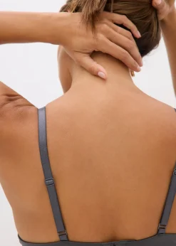 Soutien-gorge à coques satin et dentelle