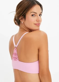 Soutien-gorge à fermeture devant en dentelle délicate