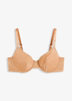 Soutien-gorge avec armatures et matière brillante