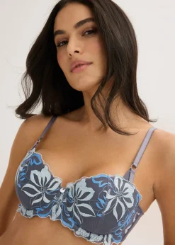 Soutien-gorge balconnet avec broderie