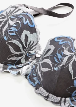 Soutien-gorge balconnet avec broderie