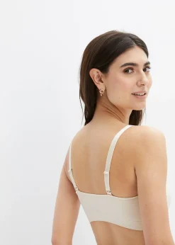 Soutien-gorge bandeau sans couture rembourré Feel Comfort avec bretelles amovibles