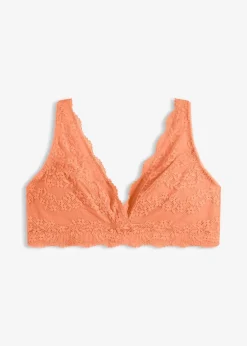 Soutien-gorge bralette confortable en coton et dentelle