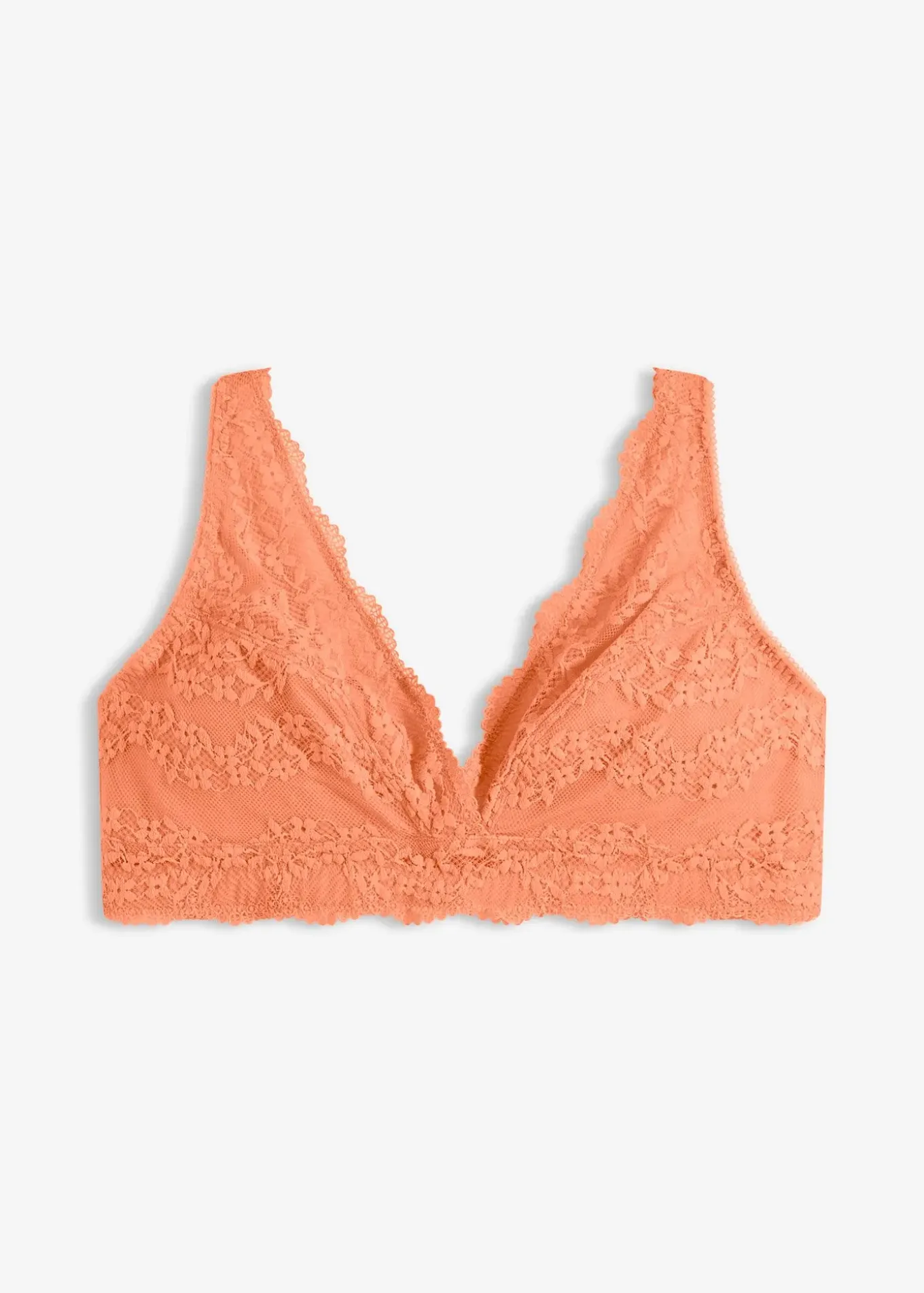 Soutien-gorge bralette confortable en coton et dentelle