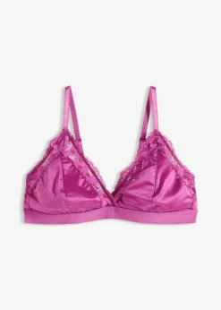 Soutien-gorge bralette en matière brillante