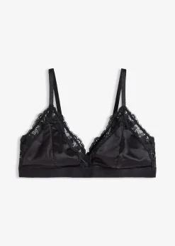 Soutien-gorge bralette en matière brillante