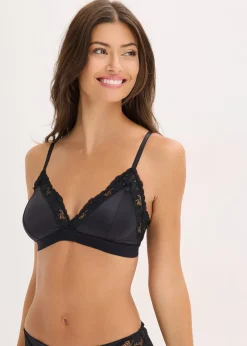Soutien-gorge bralette en matière brillante