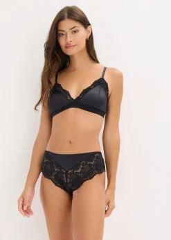 Soutien-gorge bralette en matière brillante