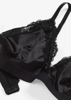 Soutien-gorge bralette en matière brillante