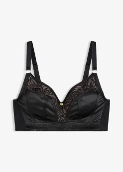 Soutien-gorge bralette sans armatures, avec dentelle