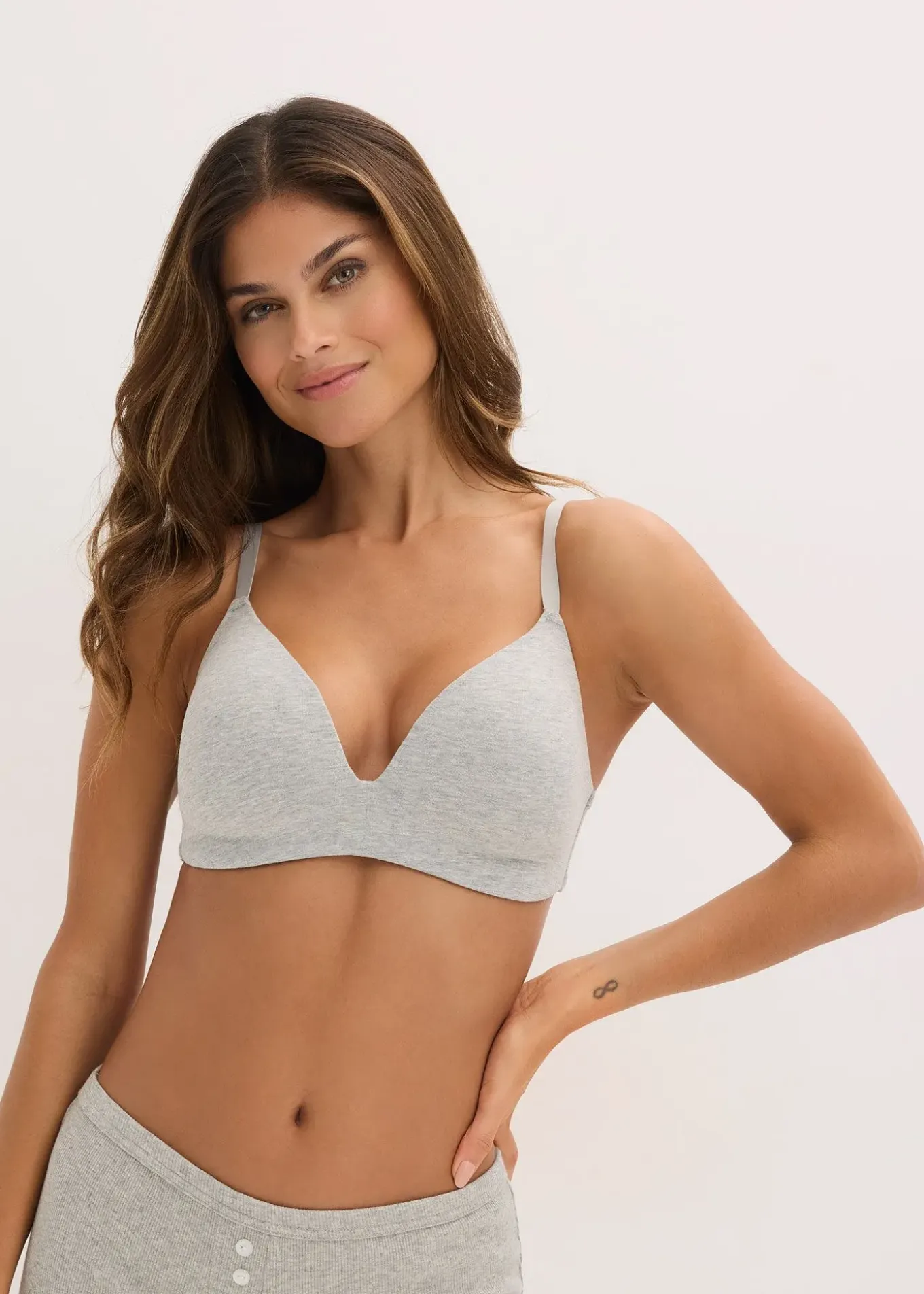 Soutien-gorge coton à coques sans armatures