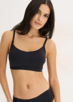 Soutien-gorge d’allaitement rembourré sans armatures découpes laser