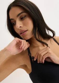 Soutien-gorge d’allaitement rembourré sans armatures découpes laser