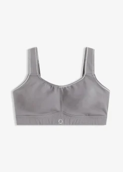 Soutien-gorge de sport toucher coton, maintien modéré