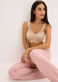 Soutien-gorge grand maintien sans armatures, bretelles rembourrées