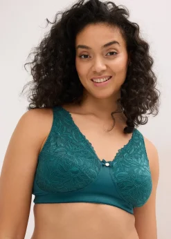 Soutien-gorge grand maintien sans armatures, bretelles rembourrées