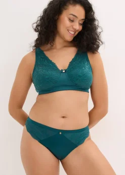 Soutien-gorge grand maintien sans armatures, bretelles rembourrées