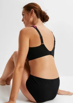 Soutien-gorge grand maintien sans armatures, bretelles rembourrées