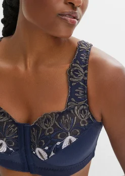 Soutien-gorge grand maintien sans armatures, fermeture devant