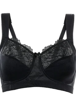 Soutien-gorge grand maintien sans armatures, bretelles rembourrées