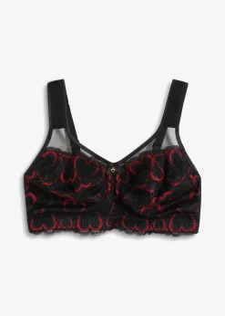Soutien-gorge grand maintien sans armatures, bretelles rembourrées