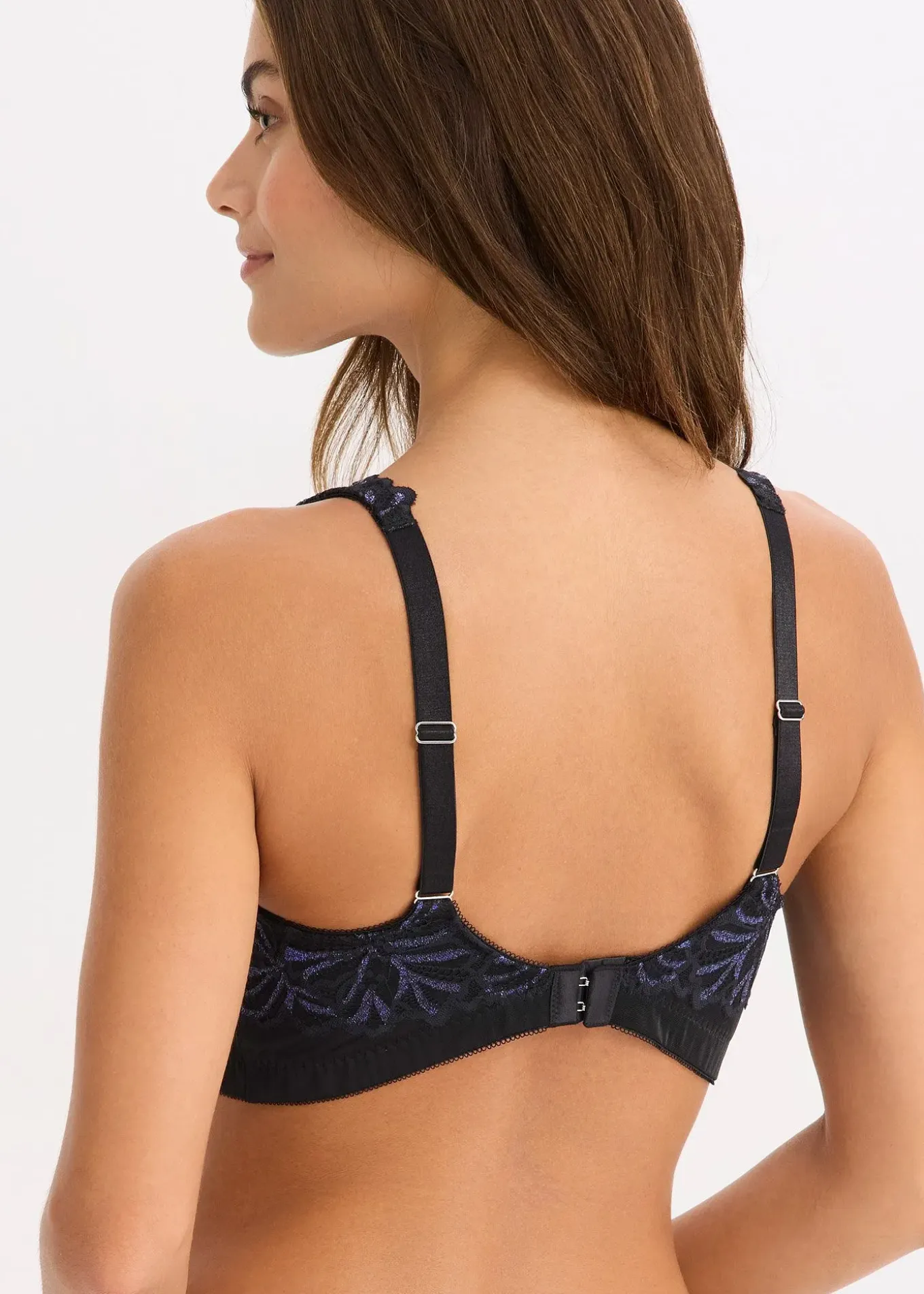 Soutien-gorge grand maintien sans armatures avec fil lurex multicolore