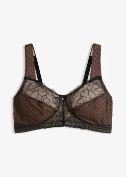 Soutien-gorge grand maintien sans armatures, bretelles rembourrées