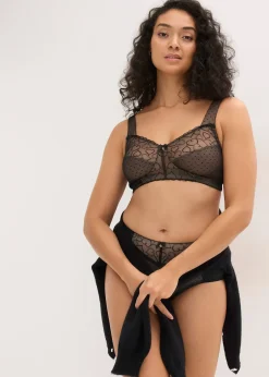 Soutien-gorge grand maintien sans armatures, bretelles rembourrées