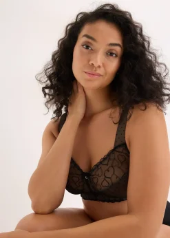 Soutien-gorge grand maintien sans armatures, bretelles rembourrées