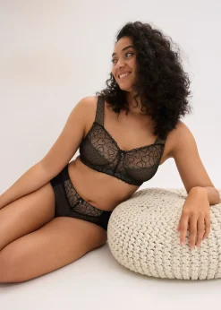 Soutien-gorge grand maintien sans armatures, bretelles rembourrées
