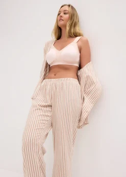 Soutien-gorge grand maintien sans armatures, bretelles rembourrées