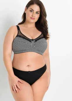 Soutien-gorge grand maintien sans armatures, bretelles rembourrées