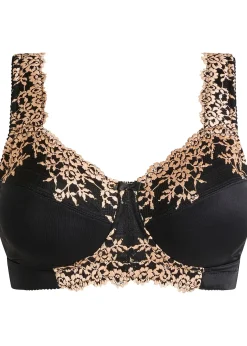 Soutien-gorge grand maintien sans armatures, bretelles rembourrées