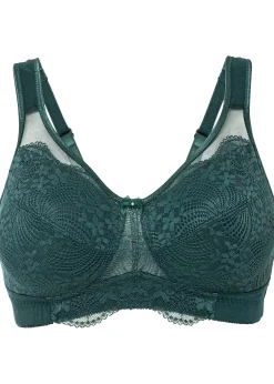 Soutien-gorge grand maintien coton sans armatures, bretelles rembourrées