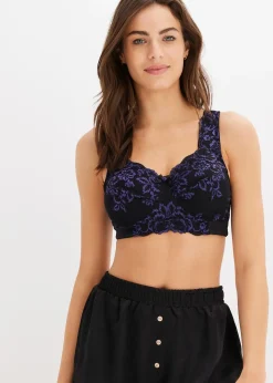 Soutien-gorge grand maintien sans armatures, bretelles rembourrées