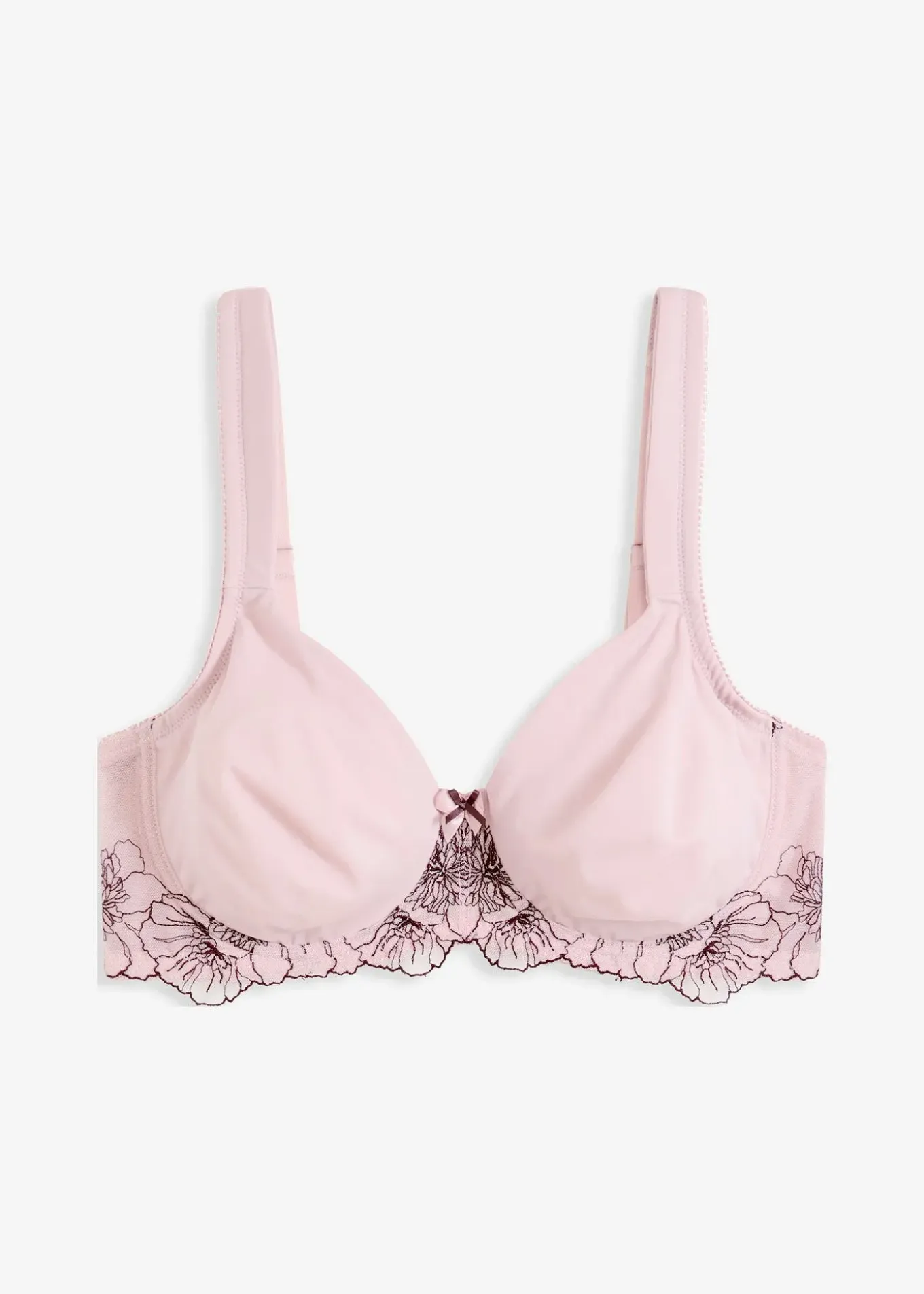 Soutien-gorge minimiseur à broderies