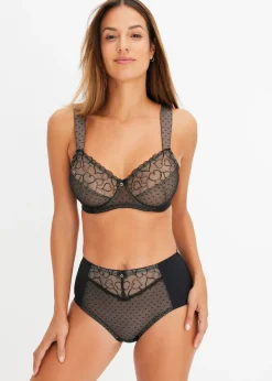 Soutien-gorge minimiseur à broderie élégante