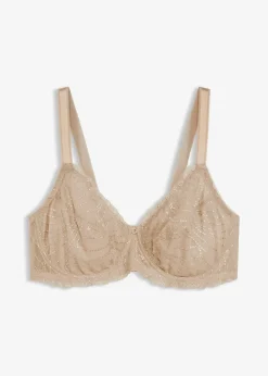 Soutien-gorge minimiseur avec broderies brillantes