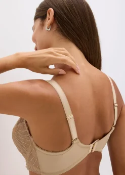 Soutien-gorge minimiseur avec broderies brillantes